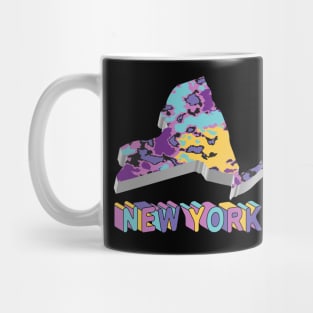 New York State Abstract Art Mug